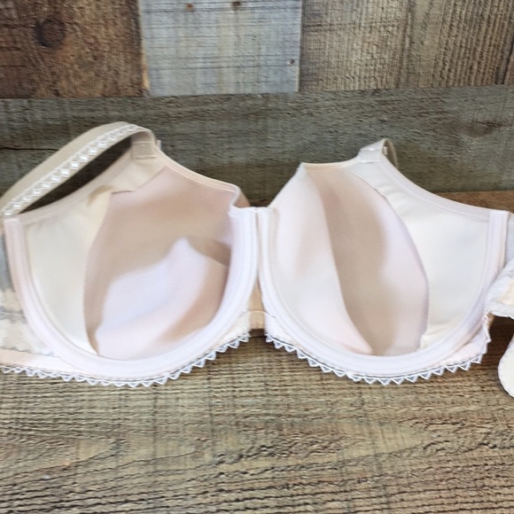 Fantasie Tan Nude‎ Embroidered Rebecca Moulded Bra Womens 40DD Underwire - Picture 6 of 11